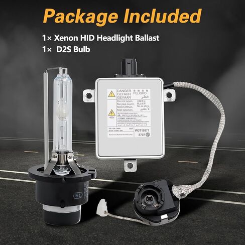 HID Xenon Headlight D2S Bulb & Ballast Compatible with Acura Honda Mazda Mitsubishi HID Ballast Control Unit Assembly Module Replace#: W3T19371 W3T15671 W3T16271 in Saudi Arabia