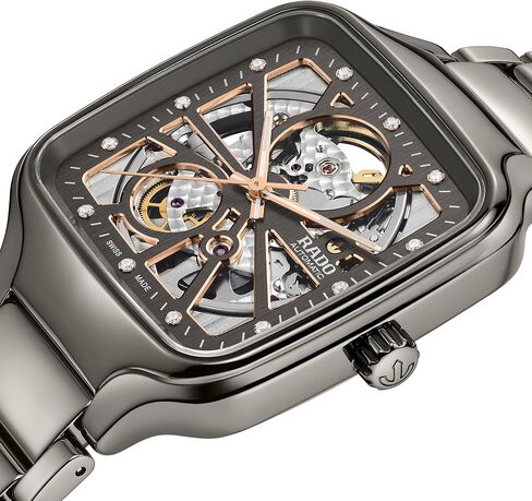 Rado -New True Square-Unisex-Swiss Automatic Watch-Plasma High-Tech Ceramic-Sapphire Crystal -38mm in Saudi Arabia