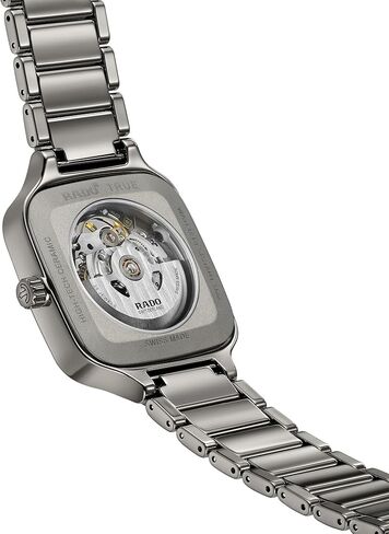 Rado -New True Square-Unisex-Swiss Automatic Watch-Plasma High-Tech Ceramic-Sapphire Crystal -38mm in Saudi Arabia