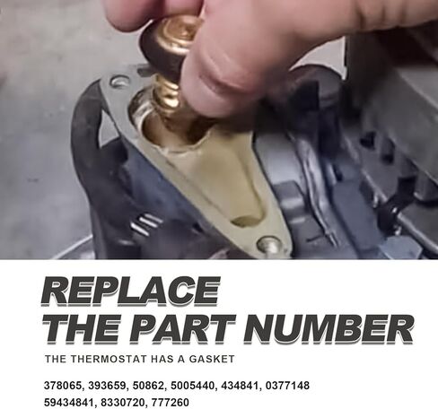 جونسون Evinrude محرك خارجي 1959-1995 ترموستات مع حشية استبدال OE 777260 8330720 5005440 متوافق مع ترموستات المحرك البحري 5-235 حصان in Kuwait