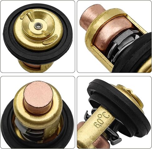جونسون Evinrude محرك خارجي 1959-1995 ترموستات مع حشية استبدال OE 777260 8330720 5005440 متوافق مع ترموستات المحرك البحري 5-235 حصان in Kuwait