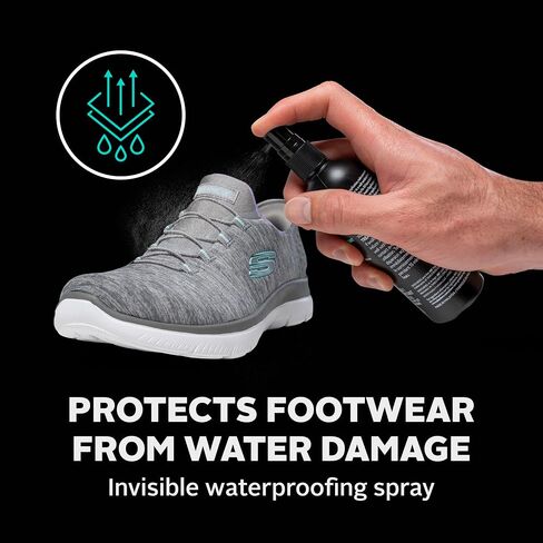 Sof Sole x Skechers Waterproof Spray for Shoes – 8oz Shoe Protector Spray – Non-Aerosol, Breathable Water & Stain Repellent for Sneakers, Boots & Athletic Footwear in Saudi Arabia