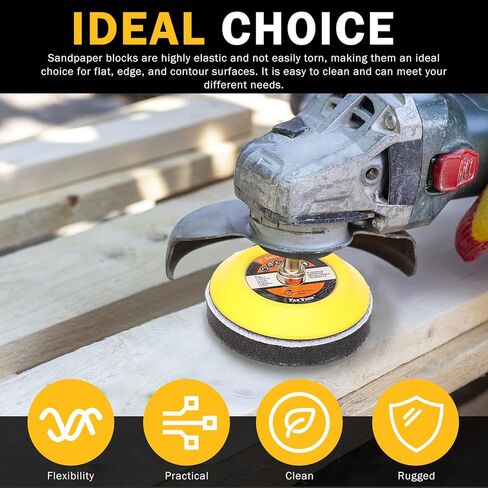 طقم تلميع قرص الصنفرة 215 قطعة مقاس 3 بوصات، طقم ترميم المصابيح الأمامية، وسادات صنفرة بخطاف وحلقة - 60 إلى 10000 حبيبة من ورق الصنفرة الجاف الرطب، مرفق صنفرة الحفر للسيارات والخشب والمعادن in Kuwait