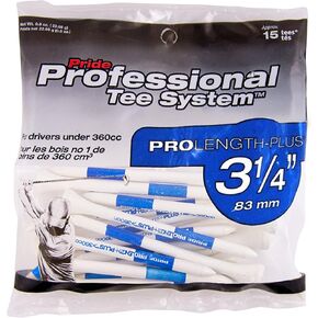 نظام تي شيرت احترافي من برايد، تي شيرت ProLength Plus مقاس 3-1/4 بوصة، عدد 135، طبيعي in Kuwait