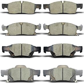 Front Rear Brake Pads 8pcs Ceramic Brake Kits Compatible with 2010-2019 Lexus GX460,2003-2009 Lexus GX470,2003-2019 Toyota 4Runner,2007-2014 Toyota FJ Cruiser,2001-2007 Toyota Sequoia in Kuwait