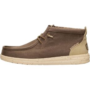 HEYDUDE Mens Wally Mid Gripr Stretch Canvas in Saudi Arabia