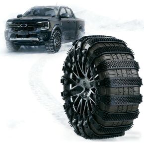 Car Snow Chains for LINCO Aviator (6seats) 2020-, Universal Adjustable Plastic Emergency Snow Automotive Tires Wheels Portable Accessories Parts,Black-10PCS in Saudi Arabia