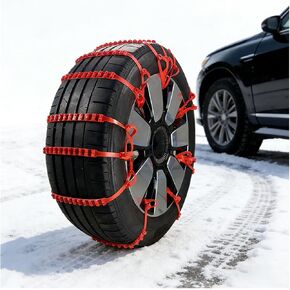 Car Snow Chain for Cadillac CT4-V Blackwing 2022 2023 2024 2025 Reusable Snow Tire Chains Portable Emergency Anti-Snow Chains Tire Traction Ties,20 in Kuwait