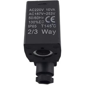 1pc Electromagnetic Valve Coil AC 220V 10VA, AC 187-253V, 24V 6.5W, 21.6-26.4V 2/2way Inner Diameter11mm Height40mm(DC24V) in Kuwait