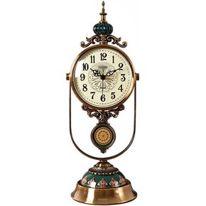Ceramic Swing European Retro Clock, Living Room, Household Table Top, Ornament, Bedroom in Saudi Arabia