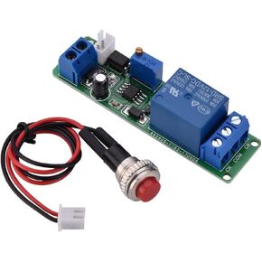 1Pcs DC 12V Timer e Adjustable Timer Delay Turn Off e Timing Relay Time Switch 1~10sec 67.6 * 19.2mm / 2.66 * 0.75" in Kuwait