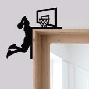 YATEASLU Dunk Basketball Door Frame Decor - Weatherproof Sports Wall Decor & Corner Decor, Durable Basketball Room Decor for Boys Room Decor in Kuwait