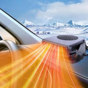 Car Heater,200W Portable Fast Heating Auto Car Heater Defroster Windshield Defogger Automobile Windscreen Heater Plug in Cigarette Lighter 360 Degree Rotary in Kuwait