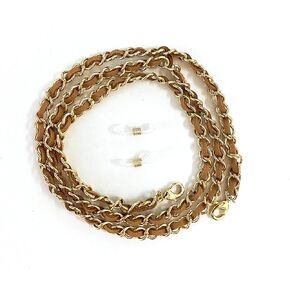 Suede with Metal Face Mask Chain Lanyard Necklace Eye Glasses Holder in Saudi Arabia
