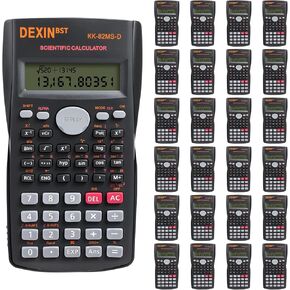 30 Pack Scientific Calculators with 2 Line Display Multi Function Engineering Calculator Ideal for Students Engineers Teachers Construction Finance Office Use School Business(Black) in Kuwait