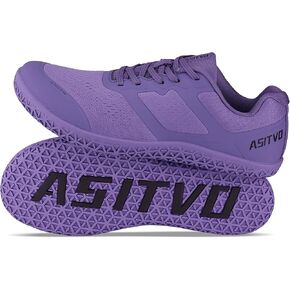 أحذية ASITVO بيرفوت للرجال واسعة للصالة الرياضية بدون قطرة نعل متقاطع، أحذية رياضية بسيطة للمشي على الأرض، عرض صندوق أصابع القدم، جزء علوي متماسك بدون خياطة، ملون in Kuwait