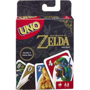 Mattel Games UNO the Legend of Zelda Card Game for Family Night with Graphics From the Legend of Zelda & Special Rule in Kuwait
