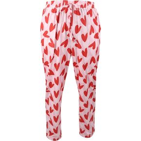 سروال بيجامة للجنسين لعيد الحب للرجال والنساء على شكل V-Day PJs (XLarge، قلوب راقصة) in Saudi Arabia