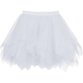 المرأة توتو التنانير 50s خمر تول تنورة ثوب نسائي الباليه تنورة لجميع القديسين تأثيري ملابس رقص S-3XL in Kuwait