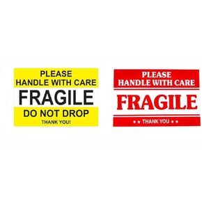 2" x 3" Fragile Stickers Handle with Care Thank You (50 Stickers (Sheet)) in Kuwait