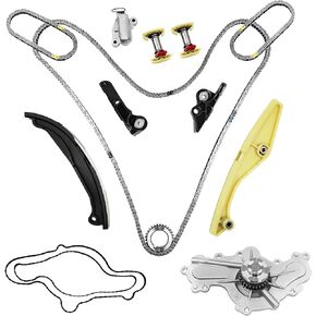 3.5 Ecoboost Timing Chain Kit with Tensioner AT4Z6268A Fits 2011-2017 Ford F150 Flex Taurus Edge Explorer Mustang 3.5L 3.7L, Lincoln MKS MKX MKZ OE# AT4Z6268B cadena de tiempo kit in Kuwait