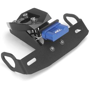 حامل لوحة الترخيص ، لـ Yamaha YZF R1 R1-M 2015-2025 / R1-S 2016-2025 ، Fender Eliminator مع مصابيح لوحة ترخيص LED وتنقل فتحات تثبيت الإشارة (التسمية الأسود-الأسود) in Kuwait
