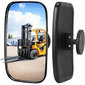 2.6 Inch Strong Magnetic Forklift Mirrors, 360° Adjustable Universal Convex Side Mirror for Forklifts and Tractors Accessories, 2 Pack in Saudi Arabia