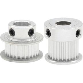26T 28T GT2 Pulley Circle-arc Tooth Bore 4/5/6/6.35/7/8mm Width 6/10/15mm 26Teeth 28Teeth 1Pcs(6.35 mm - BF Shape,1pc,28T-belt width 6mm) in Saudi Arabia