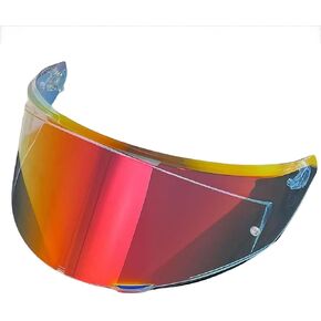 New K3 Visor Replacement Face Shield for AGV K3 Helmet DOT (E2206) Anti-Glare Tinted Visor Lens Only Compatible with Small, Medium, Large Sizes (Aurora Red) in Kuwait