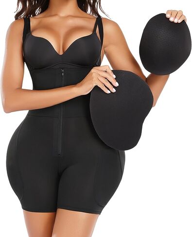 Fajas Colombianas Moldeadoras Bodysuits For Women Tummy Control Butt Lifting Shapewear with Butt Pads in Saudi Arabia