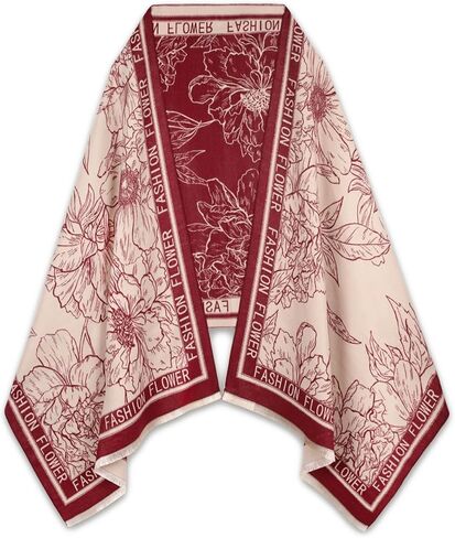 Relang Scarfs for Women Pashmina Silky Shawl Wrap for Evening Dressing Blanket Open Front Poncho Cape in Saudi Arabia