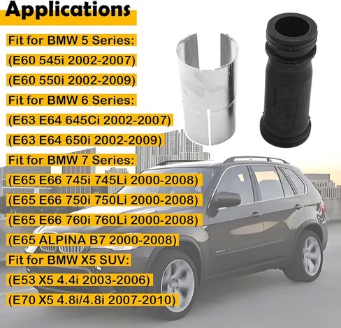 11127570219 8Pcs Spark Plug Tube Seal Set Compatible with 2000-2010 BMW X5 E53 E70, 5 6 7 Series E60 E63 E64 E65 E66, Replaces 11127507404 11120150306 in Saudi Arabia