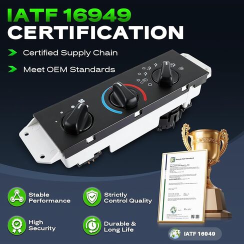 HVAC A/C Heater Climate Control Module Panel Fit for Jeep Wrangler TJ (1999-2004), with Blower Motor Switch Replace OE 55037473AB in Saudi Arabia