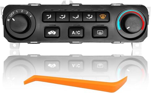 وحدة التحكم في المناخ لسخان مكيف الهواء، مفتاح التحكم في سخان مكيف الهواء، وحدة التحكم في المناخ الأمامي المتوافقة مع هوندا أكورد 2001-2002 استبدال # 79600-S84-A21ZA in Kuwait