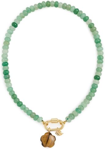 Madewell Women's Semiprecious Beaded Carabiner Charm Necklace in Saudi Arabia