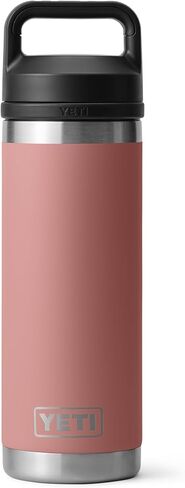زجاجة YETI Rambler سعة 18 أونصة، معزولة بالفراغ، من الفولاذ المقاوم للصدأ مع غطاء للمضغ in Kuwait