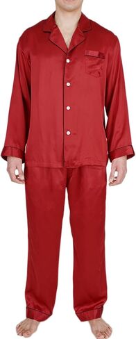 OSCAR ROSSA Men's Luxury Silk Sleepwear 100% Mulberry Silk Pajamas Set in Kuwait