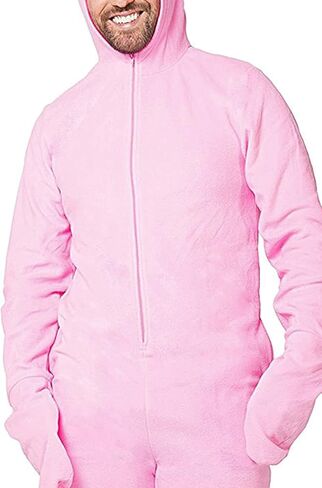 بدلة INTIMO A Christmas Story الرجالية Ralphie Deranged Pink Bunny البدلة ذات القلنسوة in Kuwait