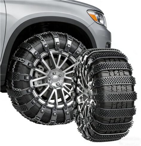 Snow Tire Chains for MG MG4 XPower 2024, Emergency Adjustable Plastic Anti-Skid Ties Anti-Slip All Season Snow Chains for 165-285mm,yellow-6pcs in Kuwait