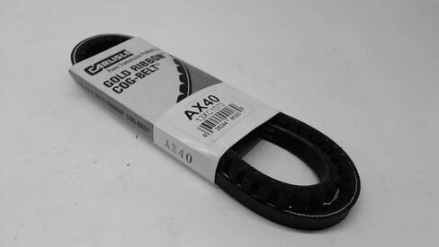 CARLISLE AX40 GOLD RIBBON COG BELT OUTSIDE LENGTH 42.3" TOP WIDTH 1/2" AX40 in Saudi Arabia