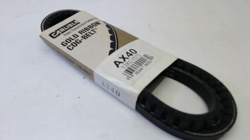 CARLISLE AX40 GOLD RIBBON COG BELT OUTSIDE LENGTH 42.3" TOP WIDTH 1/2" AX40 in Saudi Arabia