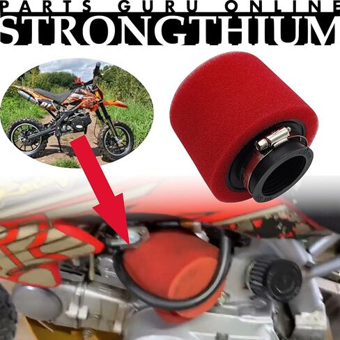 سترونجثيوم 38 مم فلتر هواء مزدوج الرغوة لـ 50cc 70cc 90cc 110cc 125cc 150cc GY6 Carb Motorcycle ATV Scooter Quad Go Kart Moped Pit Dirt Mini Moto أجزاء الدراجة in Kuwait