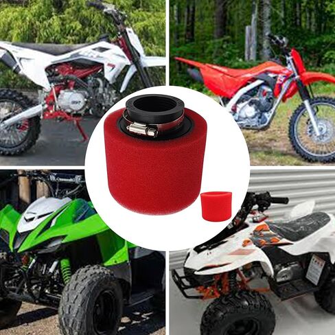 سترونجثيوم 38 مم فلتر هواء مزدوج الرغوة لـ 50cc 70cc 90cc 110cc 125cc 150cc GY6 Carb Motorcycle ATV Scooter Quad Go Kart Moped Pit Dirt Mini Moto أجزاء الدراجة in Kuwait