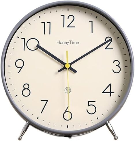 Desktop Clock Pendulum Desk Home Sitting Room Silent in Saudi Arabia