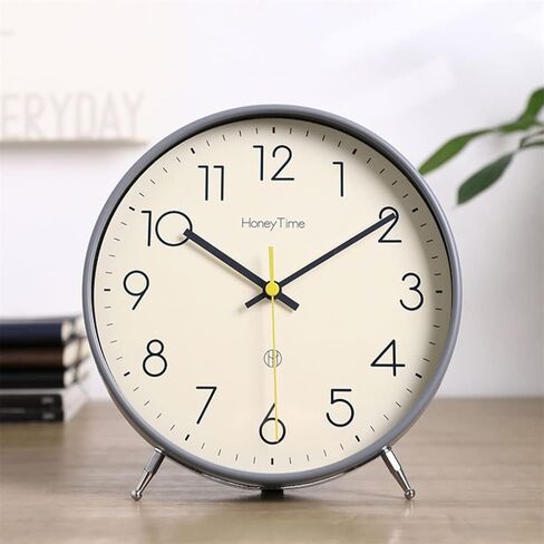 Desktop Clock Pendulum Desk Home Sitting Room Silent in Saudi Arabia