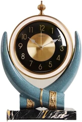 Clock Mute Desktop Quartz Watch Living Room Decorative(D) in Saudi Arabia
