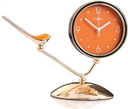 Clock Mute Desktop Quartz Watch Living Room Decorative(D) in Saudi Arabia