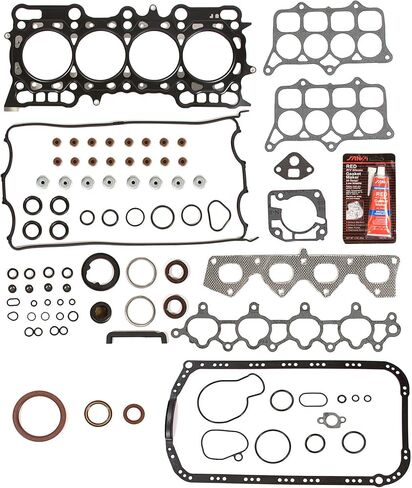Evergreen Engine Rering Kit FSBRR4016 Compatible With 93-96 Honda Prelude 2.2 H22A1 Full Gasket Set, 0.50mm / 0.020" Oversize Main Rod Bearings, Standard Size Piston Rings in Saudi Arabia