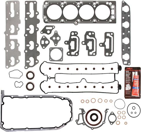 Evergreen Engine Rering Kit FSBRR7012 Compatible With 98-02 Isuzu Rodeo Amigo Daewoo Nubira X20SE X22SE Full Gasket Set, Standard Size Main Rod Bearings, Standard Size Piston Rings in Saudi Arabia