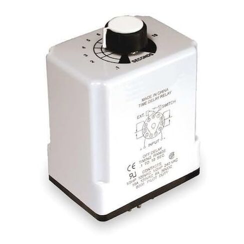Time Delay Relay,120VAC/DC,10A,DPDT in Saudi Arabia